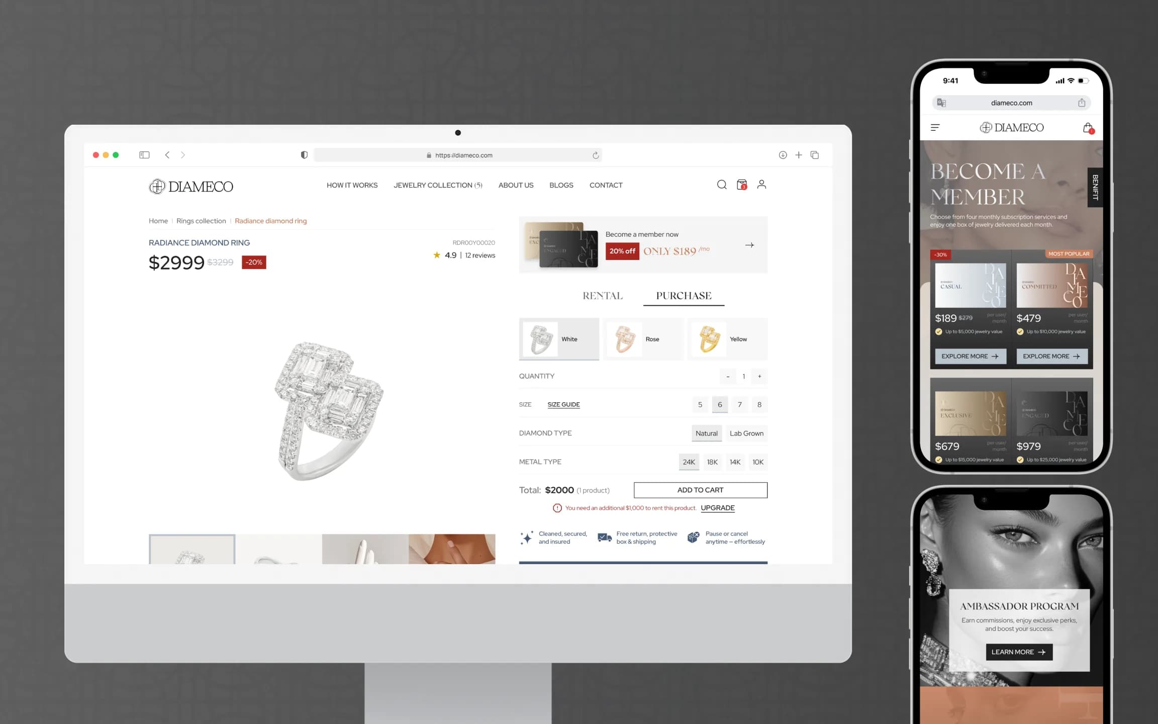 Integrated Rental & Shopping UX