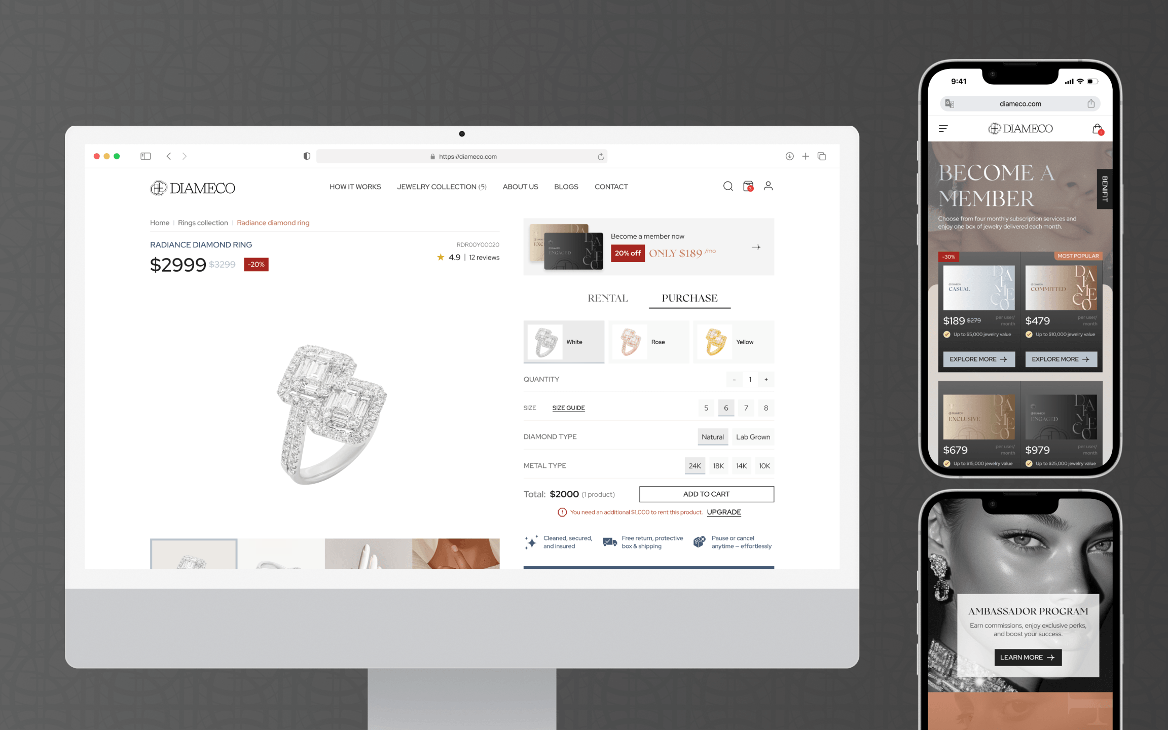 Integrated Rental & Shopping UX